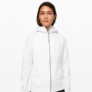 LuluLemon Scuba Fleece Hoodie in White